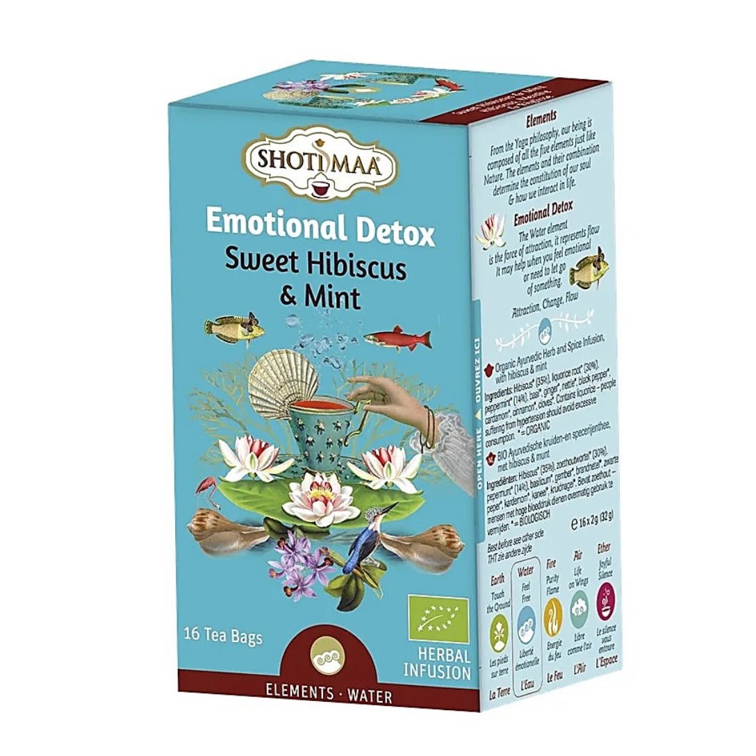 SHOTI MAA TISANA EMOTIONAL DETOX 5 ELEMENTI - Elemento Acqua - Clorophilla Shop