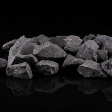 Shungite Grezza Origine Russia - Protezione onde elettromagnetiche e purificatore acqua detox - sacchetto 50g - Clorophilla Shop