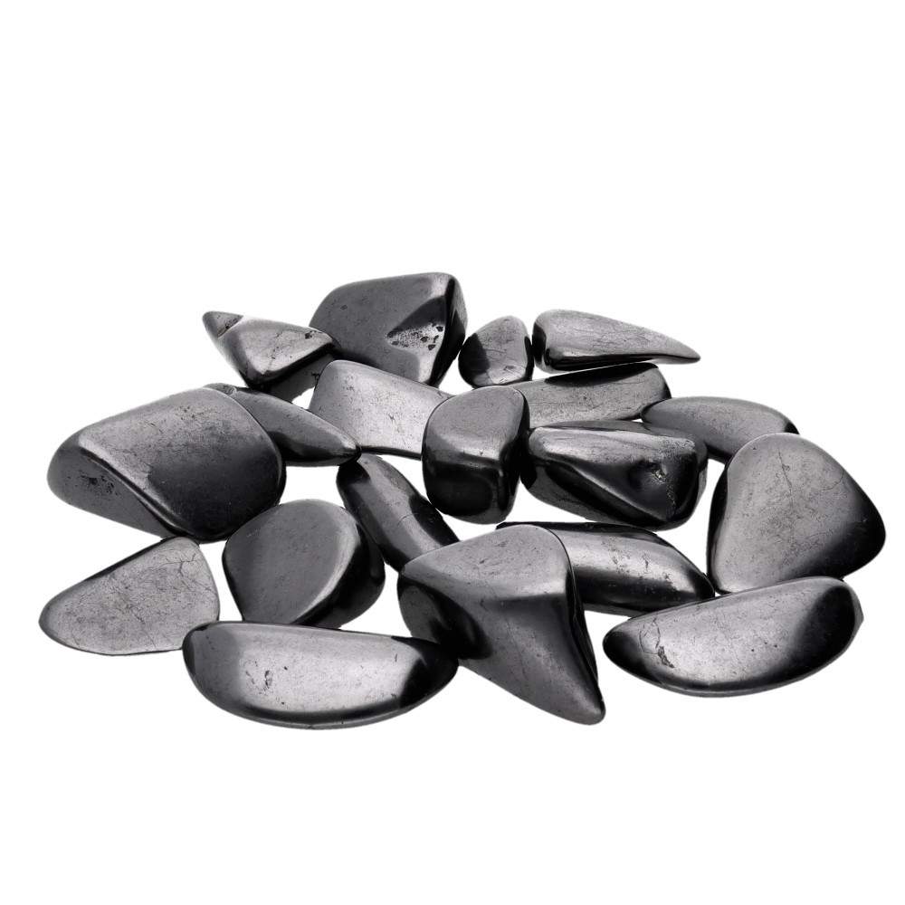 Shungite Origine Russia Burattata - Protezione onde elettromagnetiche - Clorophilla Shop