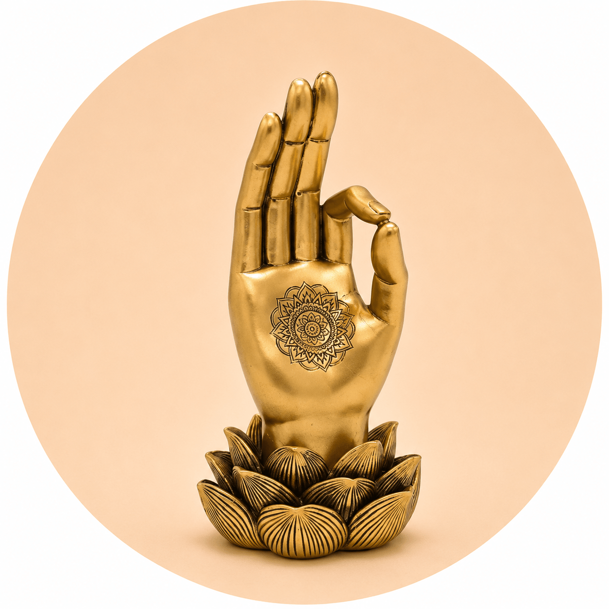 STATUA GYAN MUDRA - Saggezza, concentrazione e pace interiore - Clorophilla Shop