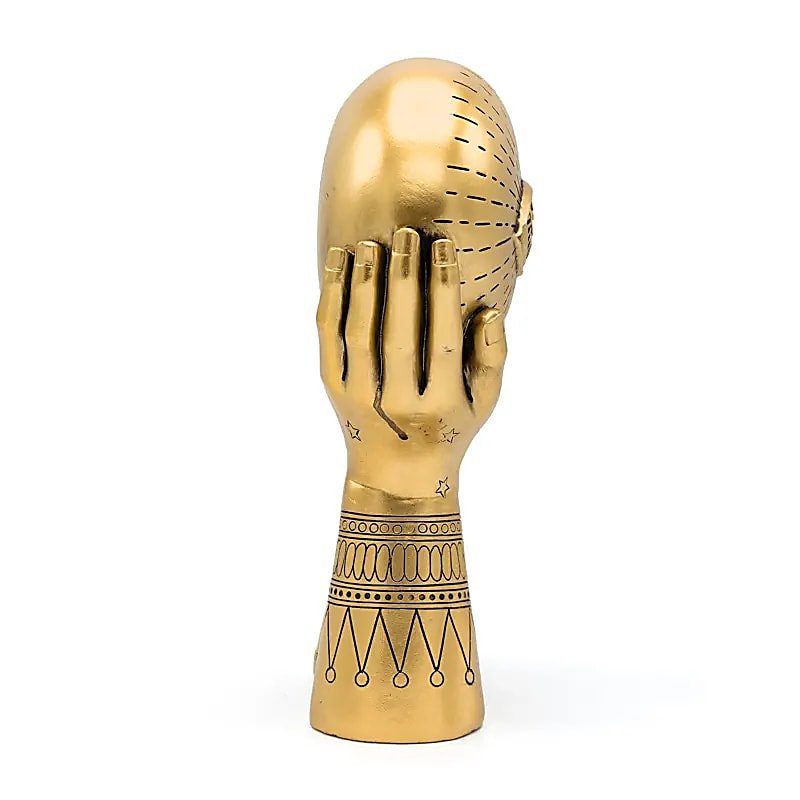 STATUA OCCHIO ONNIVEGGENTE - Intuizione, protezione e consapevolezza interiore - Clorophilla Shop