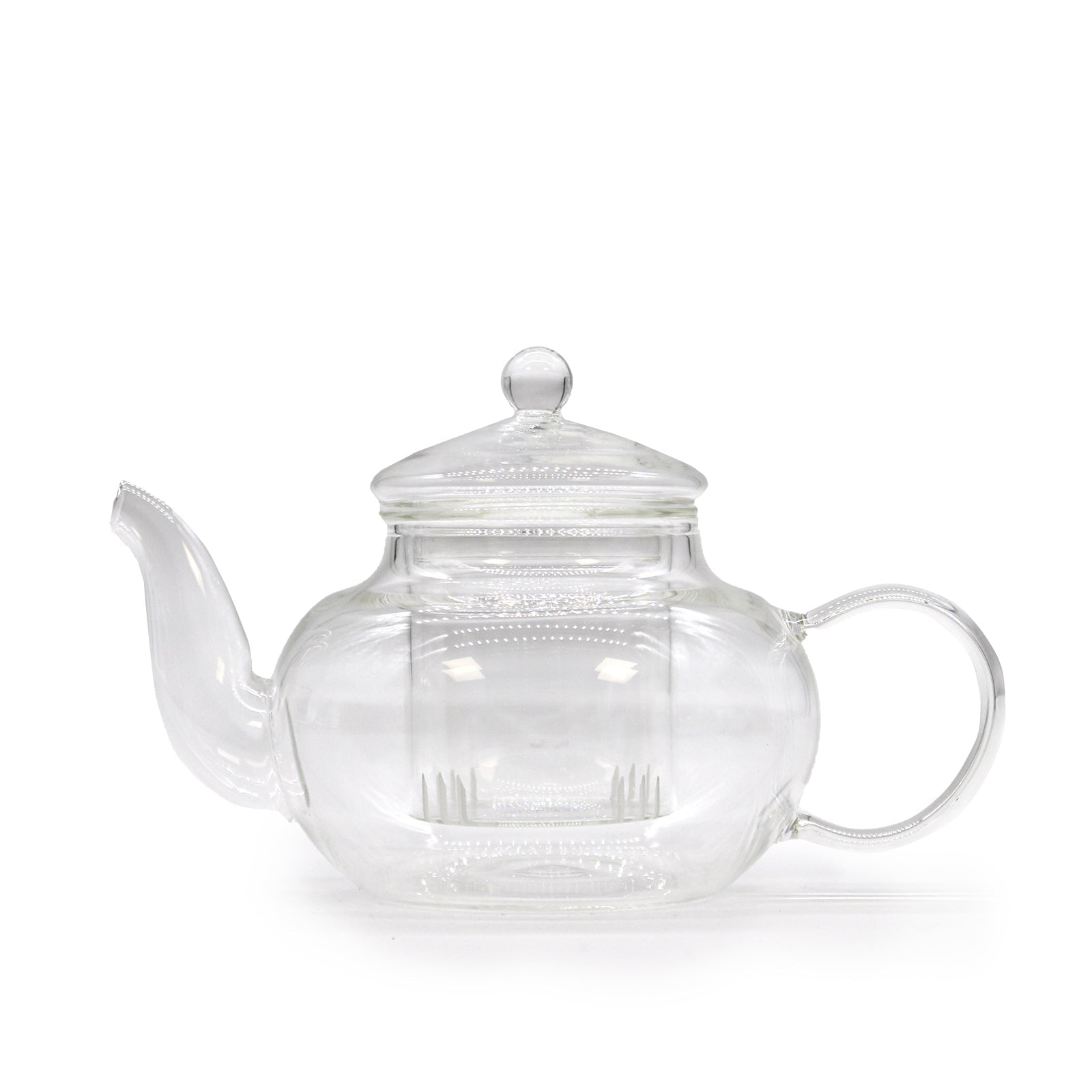 TEIERA IN VETRO CON INFUSORE - 400ml - Clorophilla Shop