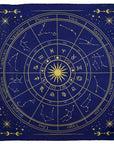 TELO PER LA LETTURA DEI TAROCCHI - Zodiaco - Clorophilla Shop