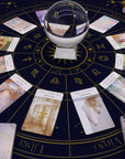 TELO PER LA LETTURA DEI TAROCCHI - Zodiaco - Clorophilla Shop