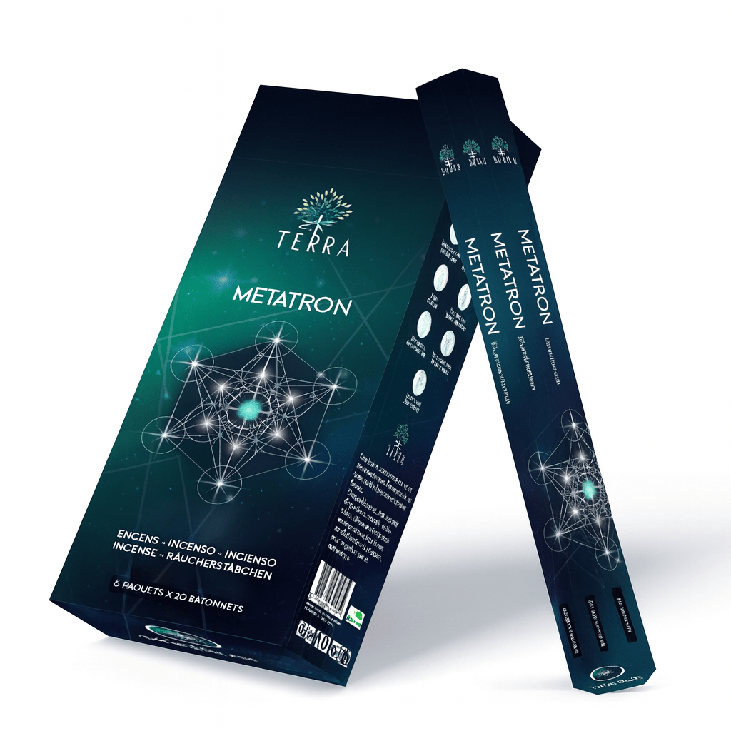 TERRA METATRON INCENSO IN BASTONCINI - Armonia e protezione energetica - Clorophilla Shop