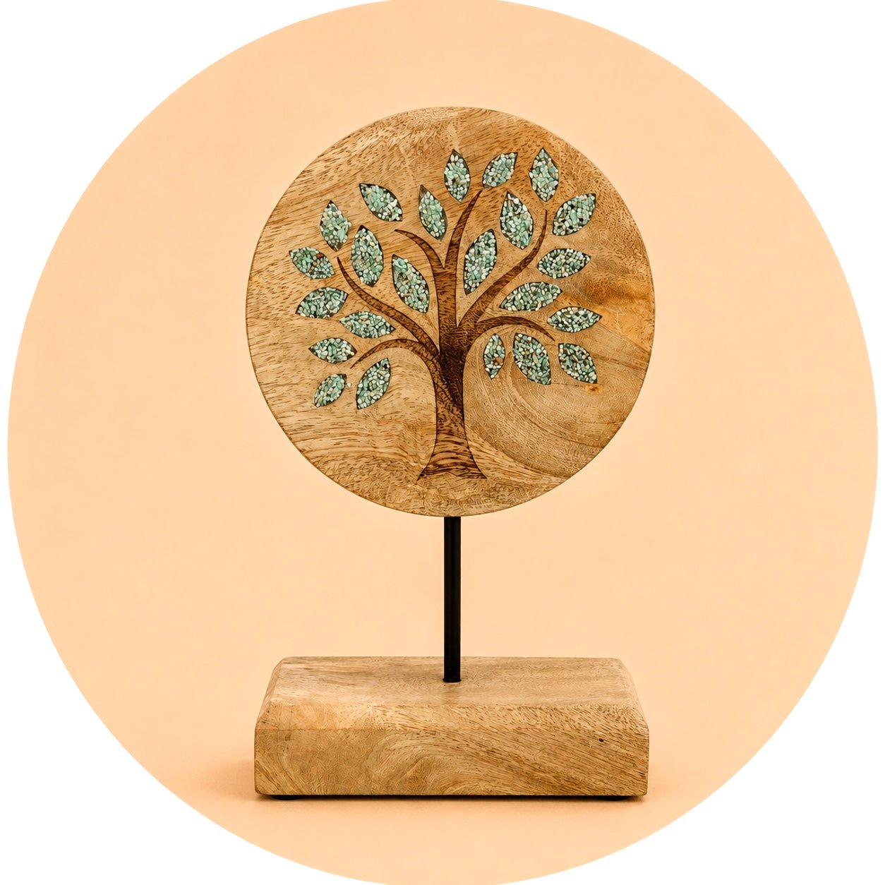 TOTEM ALBERO DELLA VITA - Avventurina verde - Clorophilla Shop