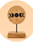 TOTEM FASI LUNARI - Tormalina nera e pirite - Clorophilla Shop