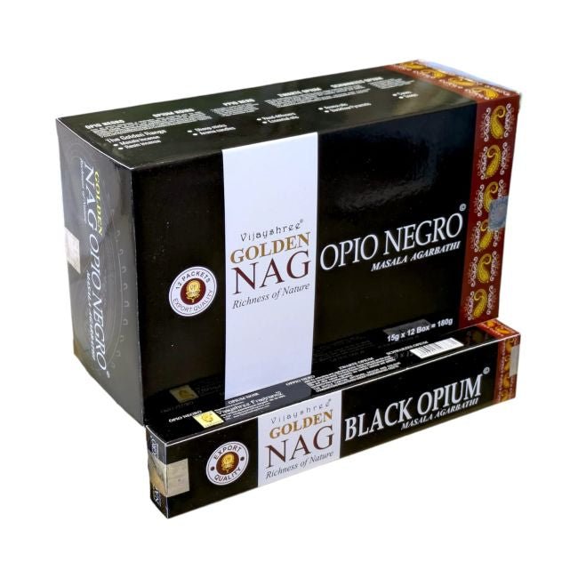 VIJAYSHREE BASTONCINI DI INCENSO - Oppio nero - Clorophilla Shop