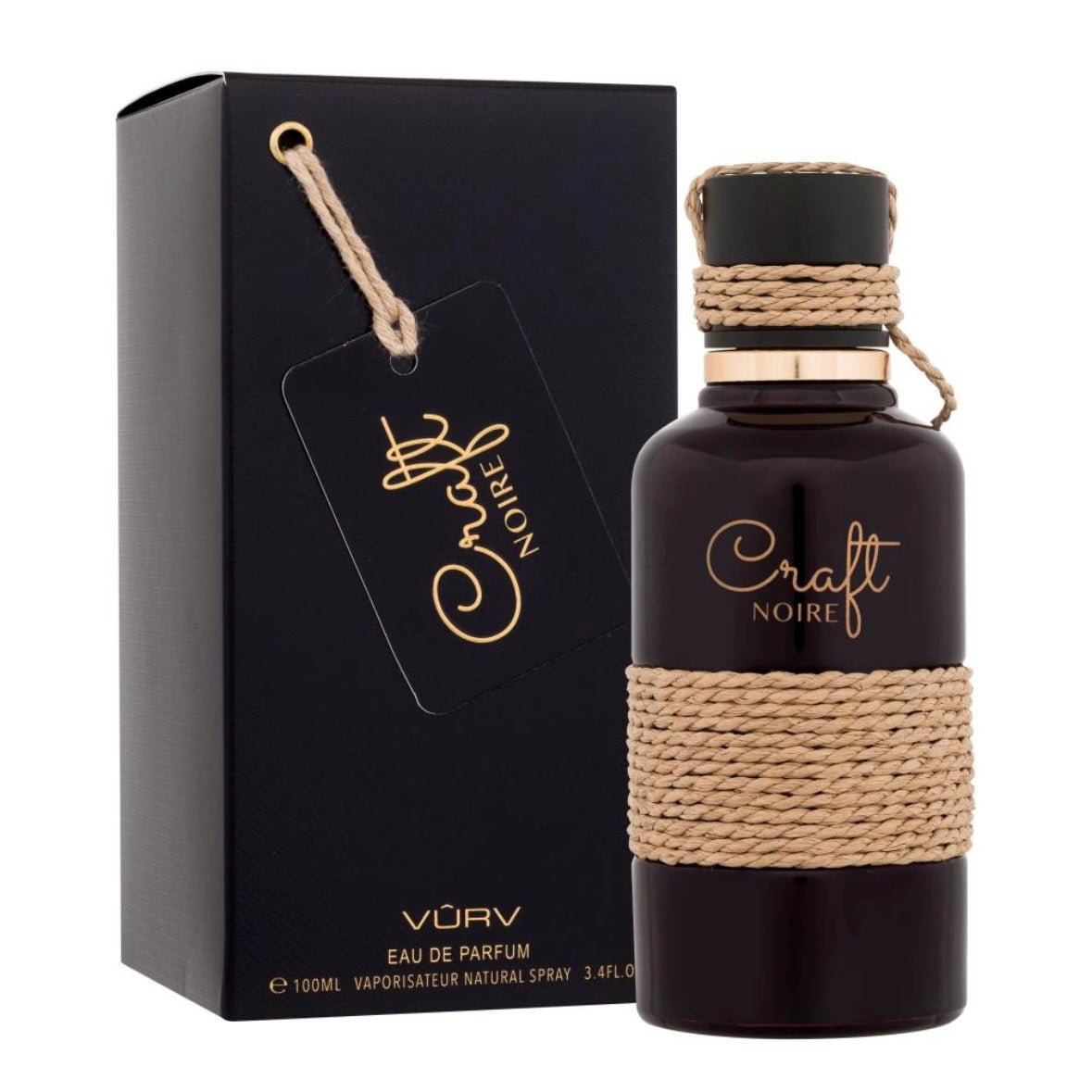Vurv CRAFT NOIR Profumo arabo - EDP spray 100ml - Clorophilla Shop