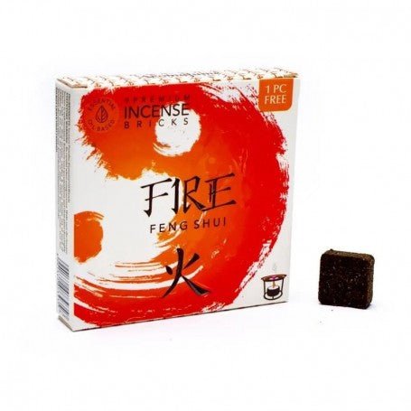 Aromafume Feng Shui FIRE Mattoncini Incenso Elemento Fuoco - Niente fumo e cenere - Clorophilla Shop