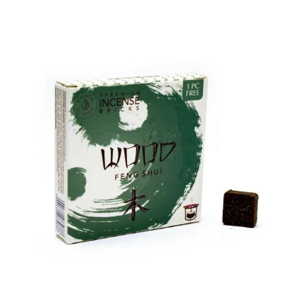 Aromafume Feng Shui WOOD Mattoncini Incenso Elemento Legno - Niente fumo e cenere - Clorophilla Shop