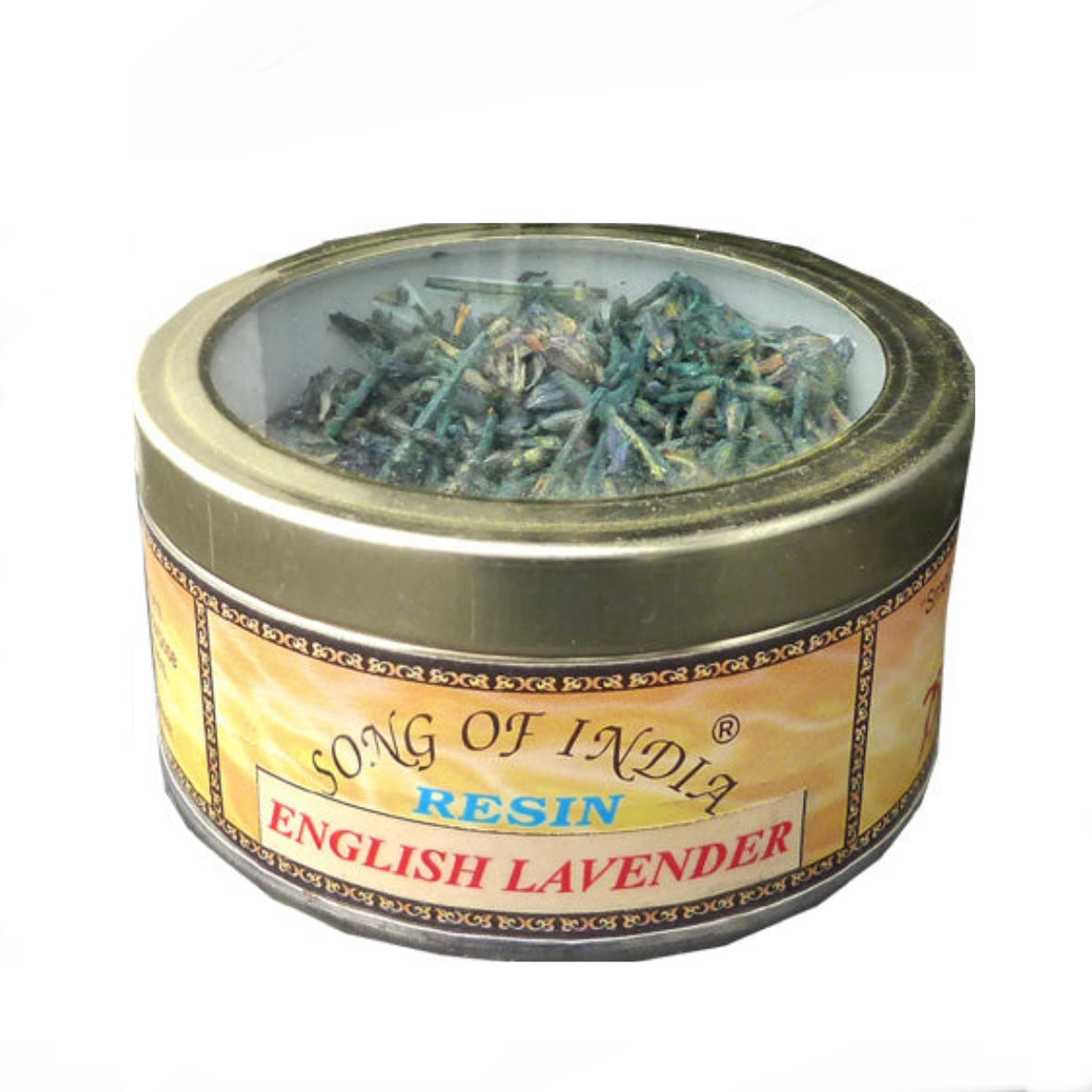 Song of India English Lavender Incenso in Resina 100% Naturale - 8g