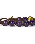 Samsara Kids Bracciale tibetano Ametista - Shamballa Bambini