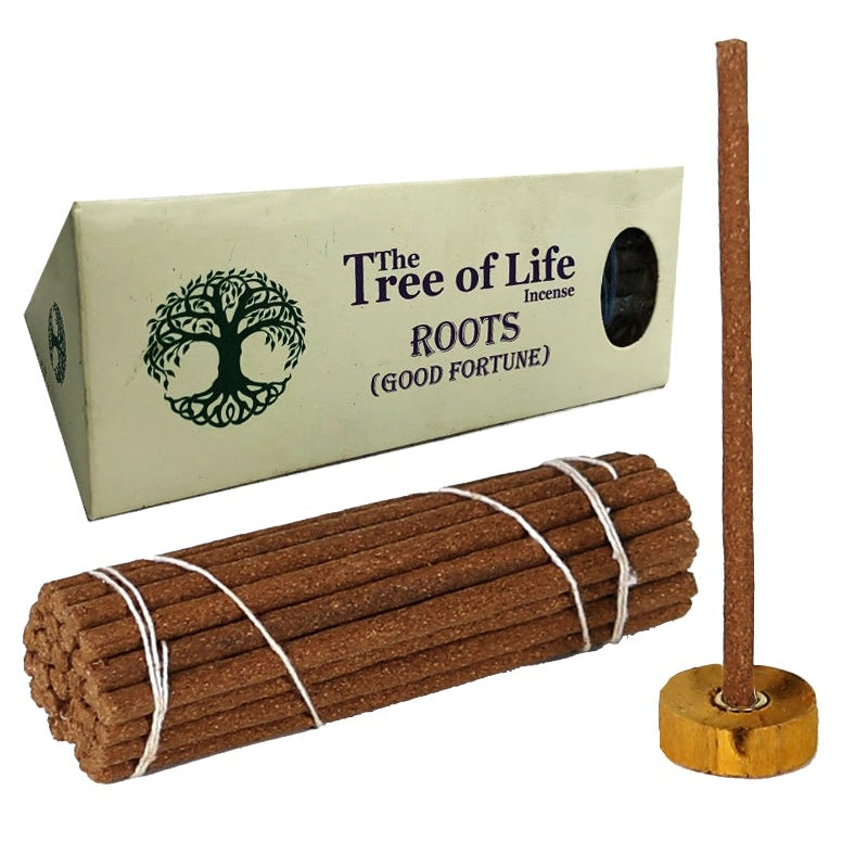 The Tree of Life ROOTS (Buona Fortuna) Incenso Tibetano 100% Naturale - 30 Stick