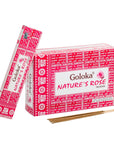 Goloka Nature's Rose Incenso in bastoncini - Rosa - Stick 15g - clorophilla-shop