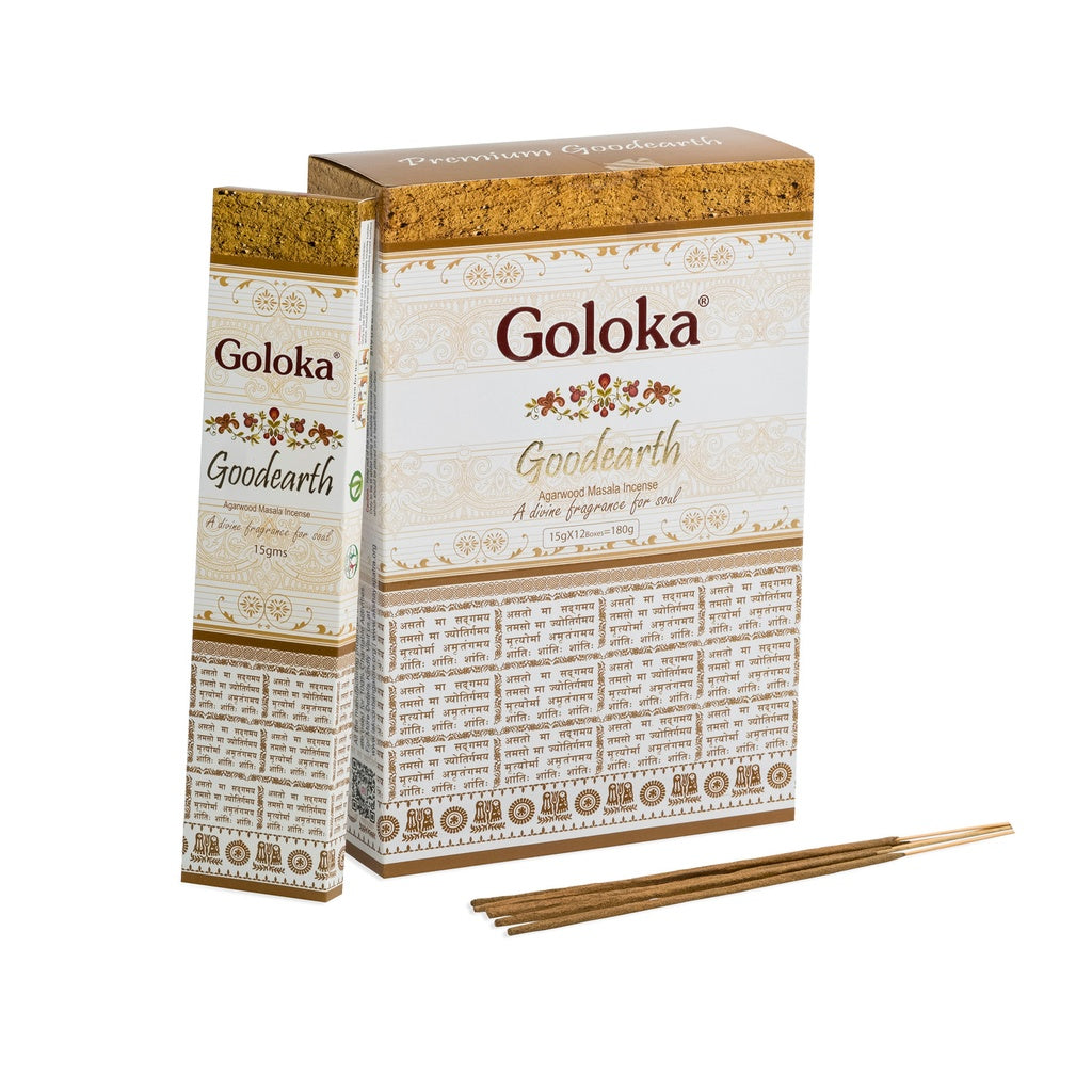 Goloka Goodearth Incenso in bastoncini - Legno d&#39;Agar - Stick 15g - clorophilla-shop