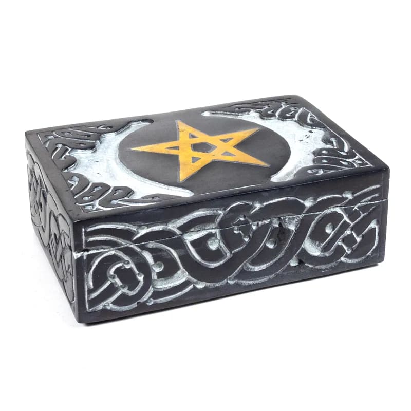 Wicca Oracle di Lunaea Wheaterstone Hard Box Set, 32 Carte Oracolo in  Scatola Dura con Istruzioni Multilingue