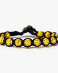 Samsara Bracciale tibetano Pietra Mantra in ottone - Shamballa Unisex