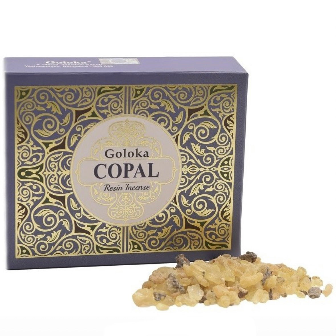 Goloka Copal Incenso in Grani 100% Naturale Resina Copale - 50g - clorophilla-shop