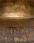 Campana tibetana Tibet incisa a mano 400-550g - 12,5cm - clorophilla-shop