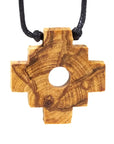 Collana Chakana croce Inca in Palo Santo - clorophilla-shop