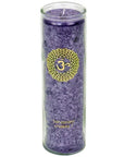 Candela profumata 7 Chakra Sahasrara - Patchouli, Ladano e Incenso - clorophilla-shop