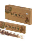 Goloka SRI TULSI Incenso in bastoncini Natural Masala Organic - Stick 15g - clorophilla-shop
