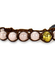 Samsara Kids Bracciale tibetano Quarzo rosa - Shamballa Bambini