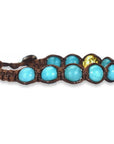 Samsara Kids Bracciale tibetano Turchese celeste - Shamballa Bambini