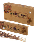 Goloka FRANGIPANI Incenso in bastoncini Natural Masala Organic - Stick 15g - clorophilla-shop