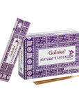 Goloka Nature's Lavender Incenso in bastoncini - Lavanda - Stick 15g - clorophilla-shop