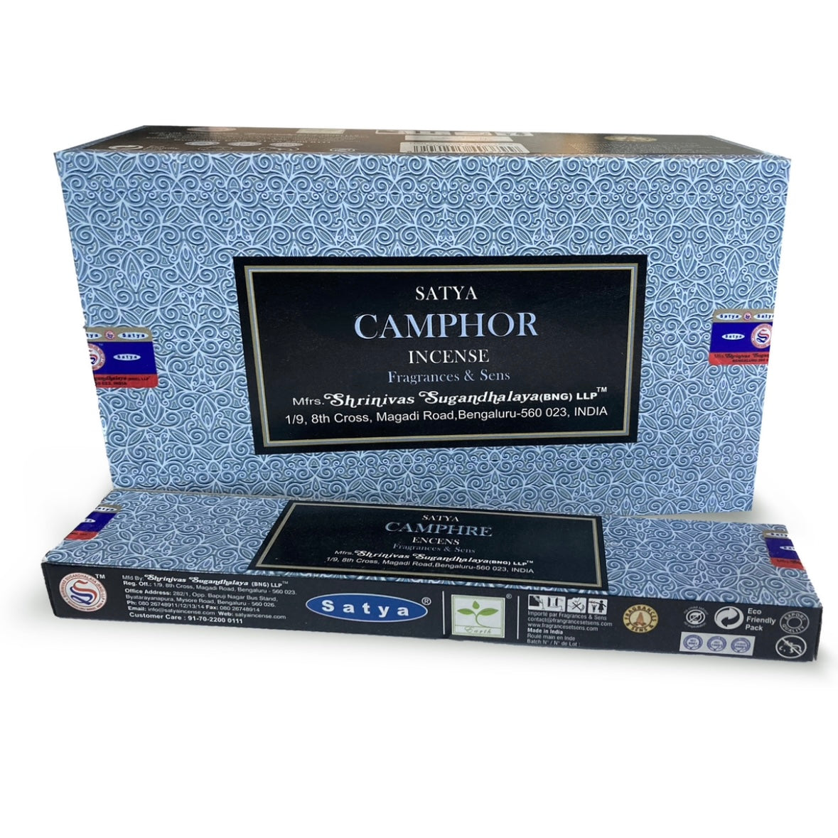 Satya CAMPHOR Incenso in Bastoncini Naturale 100% Masala Luxury - Stick 15g