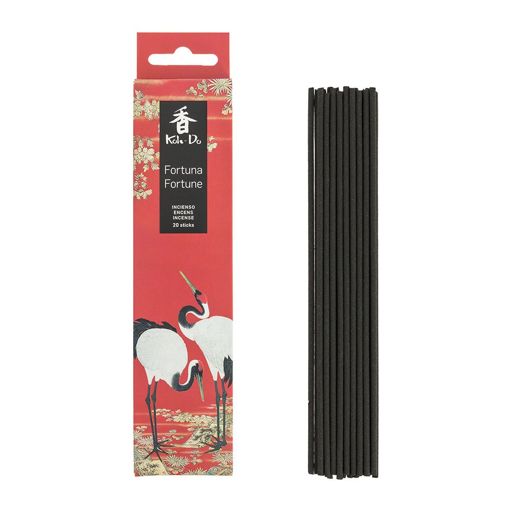 Koh-Do FORTUNA Incenso Giapponese in Bastoncini - BERGAMOTTO, MUSCHIO E GERANIO - Clorophilla Shop