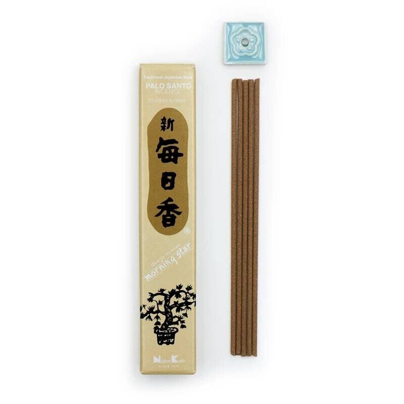 Morning Star Palo Santo incenso giapponese in bastoncini - 50 stick - Clorophilla Shop