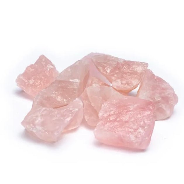 Quarzo Rosa Grezzo Origine Brasile - Pietra da 3-6cm - Clorophilla Shop