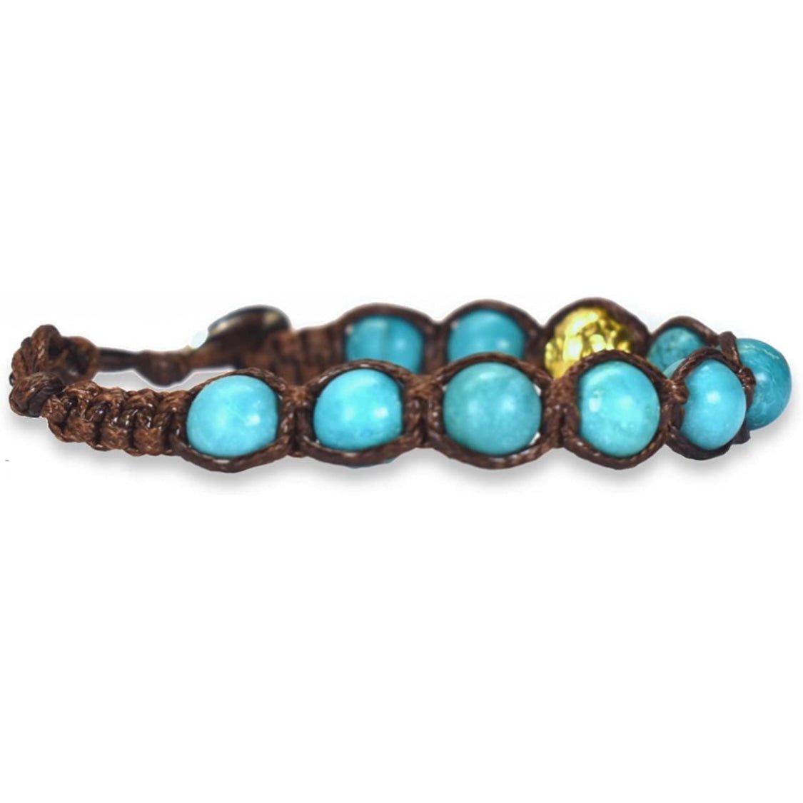 SAMSARA KIDS BRACCIALE TIBETANO BAMBINI IN TURCHESE CELESTE - Serenità, comunicazione e protezione - Clorophilla Shop